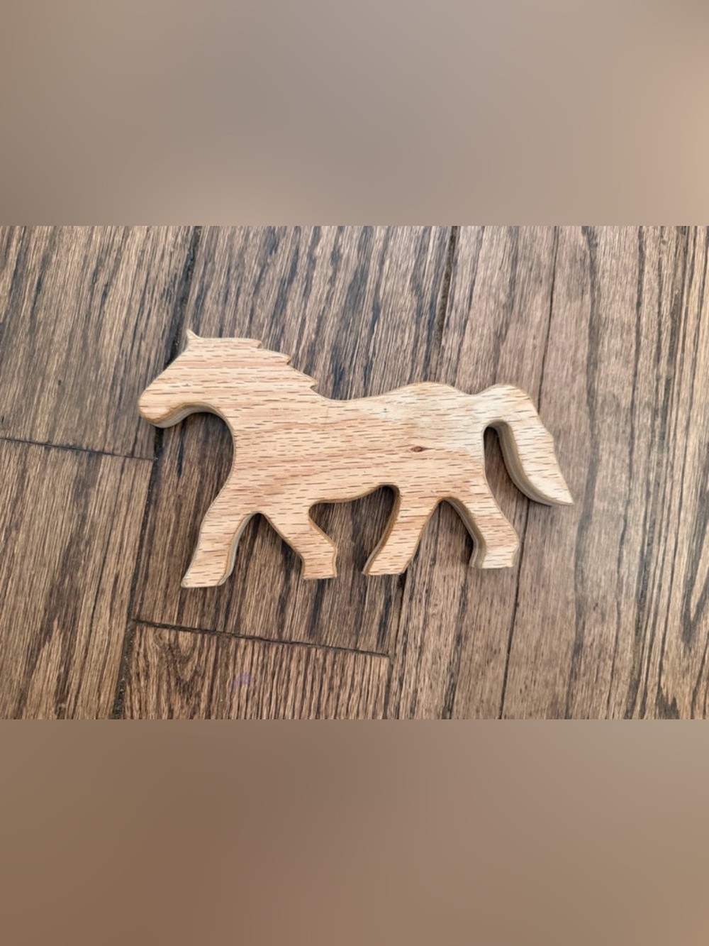 Wooden Horse Plaque